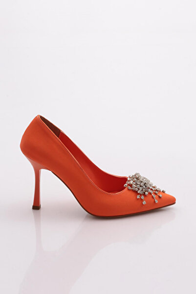 DGN 030 Women's Crystal Grape Strap Buckle Heeled Shoes