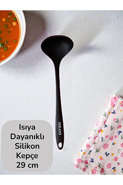 Seraph Isıya Dayanıklı Silikon Kepçe 29 cm 1 Adet