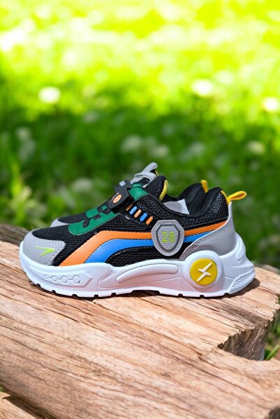 ALTUNTAŞ حذاء رياضي يومي للأولاد بحزام فيلكرو ونعل غير قابل للانزلاق، حذاء مد...