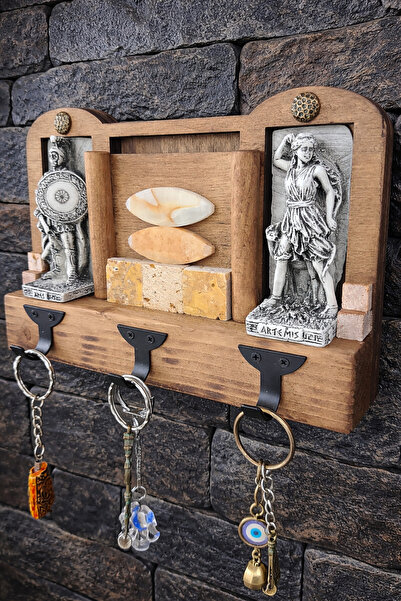 GÖKÇEN HOBİ Artemis Ares Yunan Tanrıları Anahtar Askısı