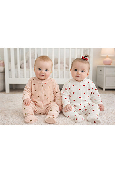 OMY 2'Lİ DESENLİ TULUM&HASTANE ÇIKIŞI YENİDOĞAN BASKILI TULUM