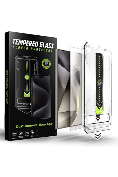 Techsuit Protector de ecran pentru Samsung Galaxy S24 Ultra - TitanGlass Crys...