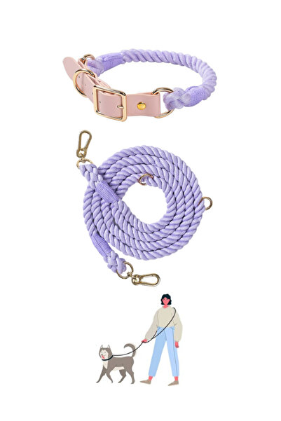 PAKEWAY Hands-free multifunctional 2-piece dog walking harness and leash set