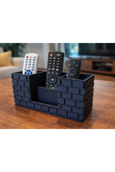 Volen lab Tuğla Desenli Uzaktan Kumanda Tutucu Kalemlik