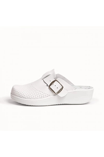 VESNA Leather clogs 491 white