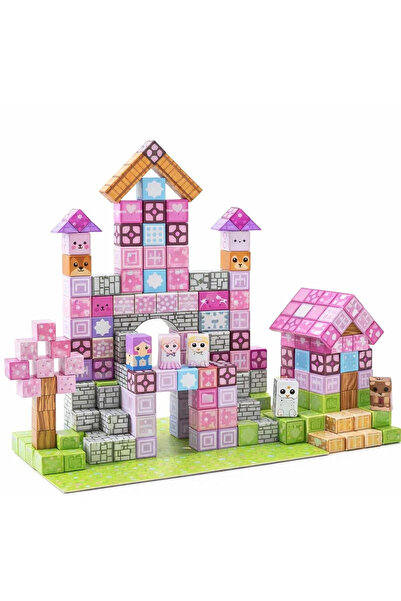 LRS STORE Manyetik Yapı Blokları 239 Parça – Çocuklar Için Eğitici Oyuncak Seti Minecraft Mıknatıslı Küpler