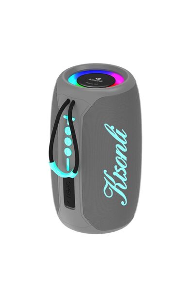 Kisonli K24 (Usb ve TF Girişli RGB Işıklı Bluetooth Hoparlör)