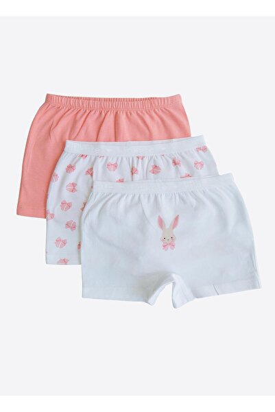 kitikate Organic Rabbit 3-Pack Boxer Pink