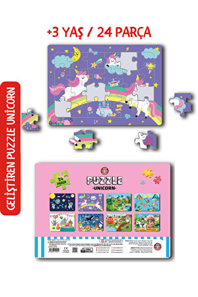 Çocuk Akademi Puzzle Unicorn