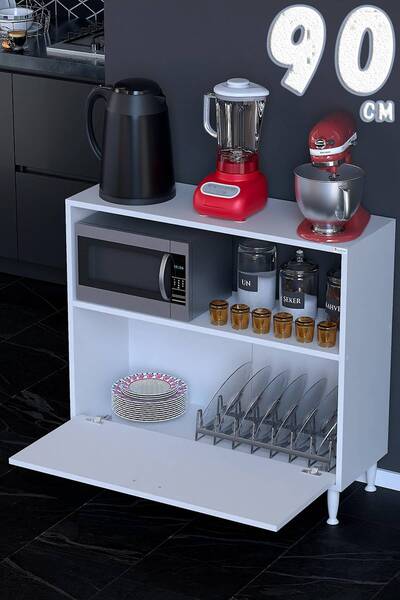 Modilayn Loya 1 Küçük Kapaklı Çok Amaçlı Mutfak Dolabı (Farklı Ölçü Seçenekle...