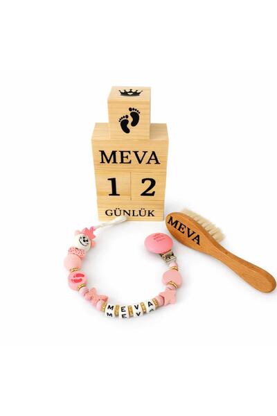 Shopfocus KİŞİYE ÖZEL İSİMLİ-EMZİK ASKISI-%100 DOĞAL AHŞAP ORGANİK %100KEÇİ K...