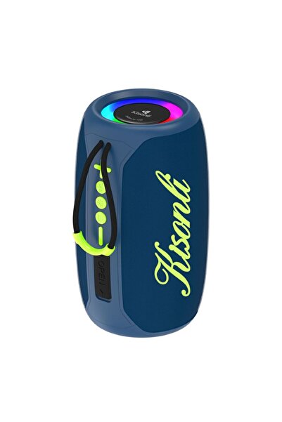 Kisonli K24 (Usb ve TF Girişli RGB Işıklı Bluetooth Hoparlör)