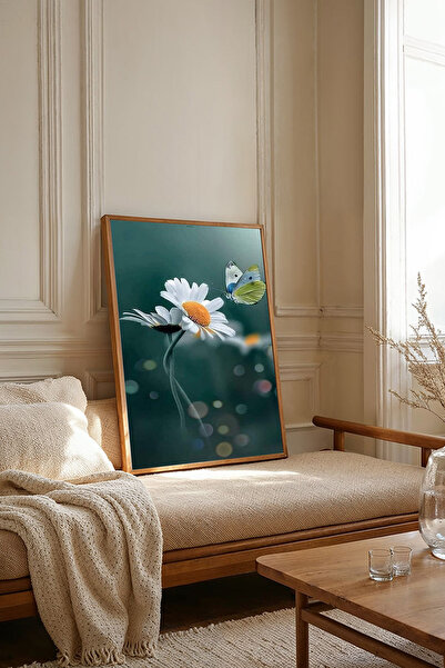 Dekorsiahome Tablou dintr-o singură bucată cu ramă din lemn TK2695