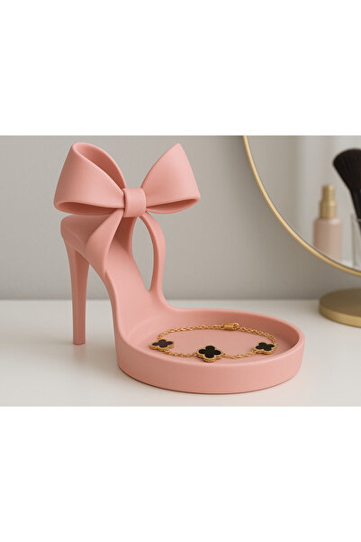 DU&ER حامل مجوهرات أنيق وحامل إكسسوارات - مجسم لشخصية ذات كعب عالٍ