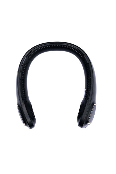 Neck Fan Siyah Taşınabilir Ve Şarjlı Boyun Fanı- Built-in 2000mah Siyah
