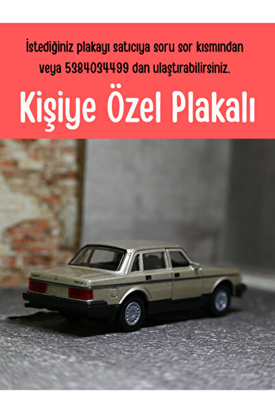 bebeym Volvo 240 GL Metal Araba 1:36 Bej