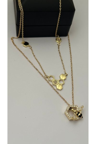 mibrillo Valentine's Day Illuminated Steel Necklace with Box (Arım Balım Pete...