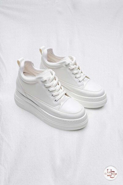 BonuStep Women's Hidden Heel Lace-Up Sneaker Daily Comfortable Sports Shoes H...