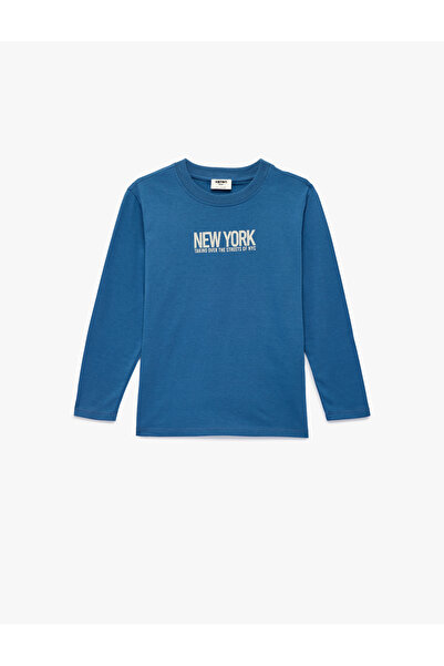 Koton Pamuk paketa majica dugih rukava okrugla kragna Štampano