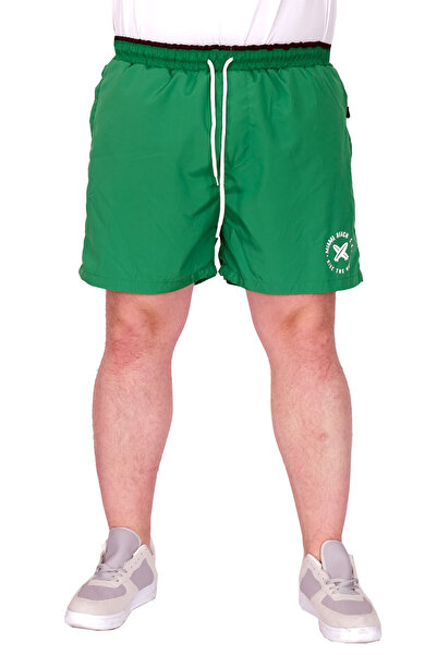 ModeXL Fashion XL Large Size Men's Swim Shorts Miami Beach Printed Fox 25401 ...