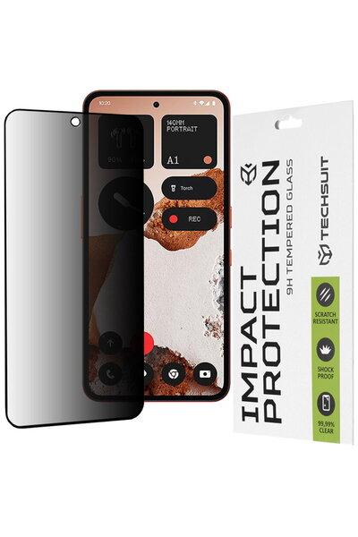 Techsuit 111D Privacy Full Glue - Black for Nothing CMF Phone 2 Pro
