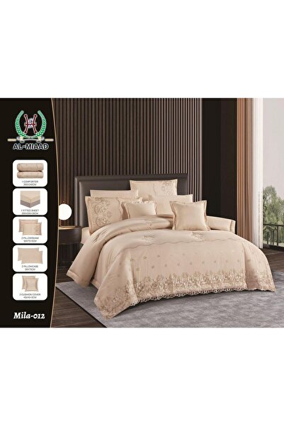 Graciana Double bed set, 8 pieces, elegant lace, microfiber material