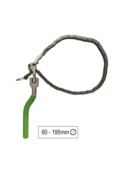 JBM Cheie Filtru De Ulei Cu Lant 60-195 Mm