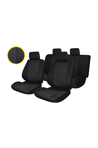 Profiller Set Huse Scaun Traffic - Negru 007