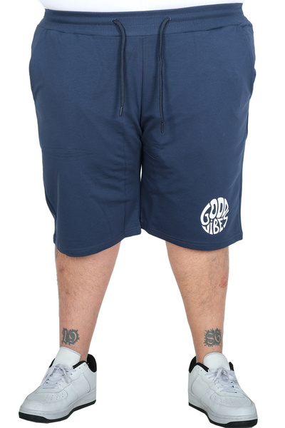 ModeXL Mode XL Large Size Men's Shorts 2 Thread Good Vibes 25503 Indigo