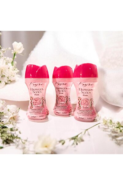 Kyre ÇAMASIR PARFÜMÜ ( FLOWERS SERİSİ ) PİNK 210 GR * 3 ADET
