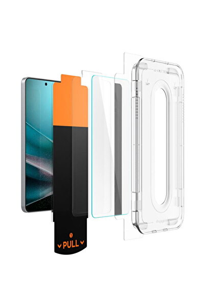 Spigen Pachet de 1 folie Glass tR EZ Fit HD, transparentă - Samsung Galaxy S2...