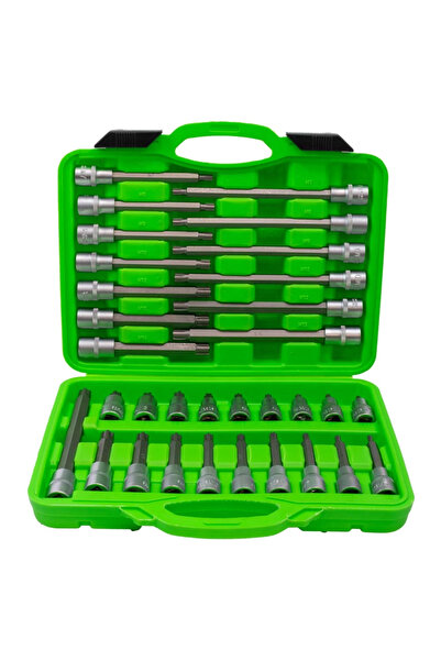 JBM Trusa Capete Tubulare Ribe Pentru Suruburi Cu 32 Piese