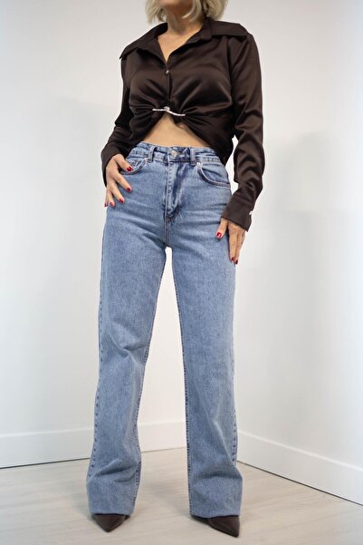 SİSTA MODA 538 Lycra Palazzo Jean Pants