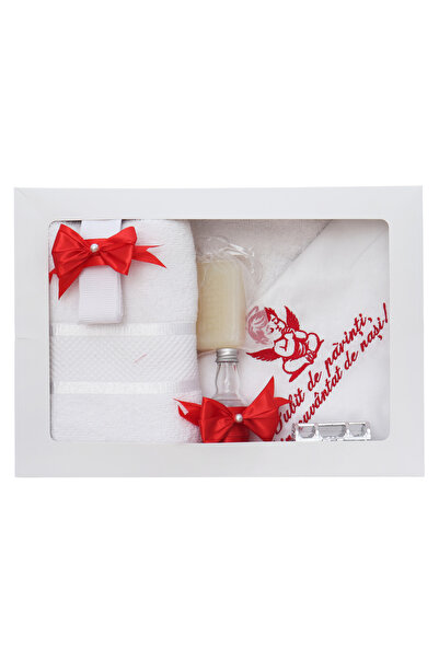 Recostore Trusou botez cu ingeras, Rosu, 7 piese, Recostore®, REC5012/9