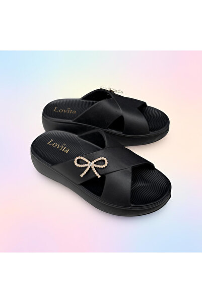 Lovita Women's Eva Light Sole Beach Pool Daily Home Slippers