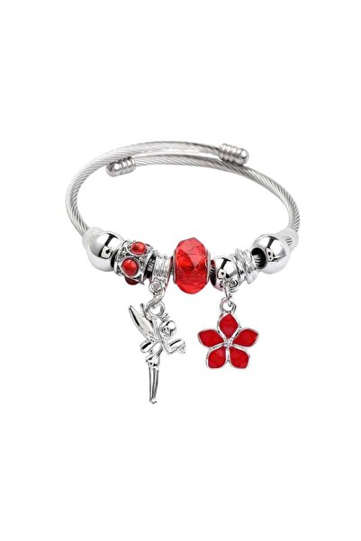 Ilinaa Elegant bracelet with asymmetrical plating, made of stainless steel, F...