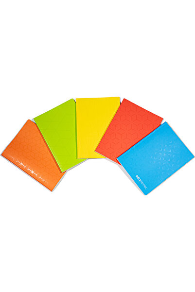 Other A5 notebook, 48 sheets, 80gsm, 300gsm cardboard cover, geometrics desig...