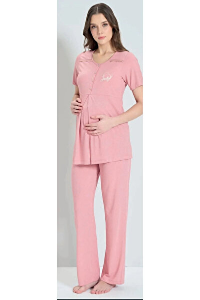Pijadore Women's Short Sleeve Maternity Pajama Set
