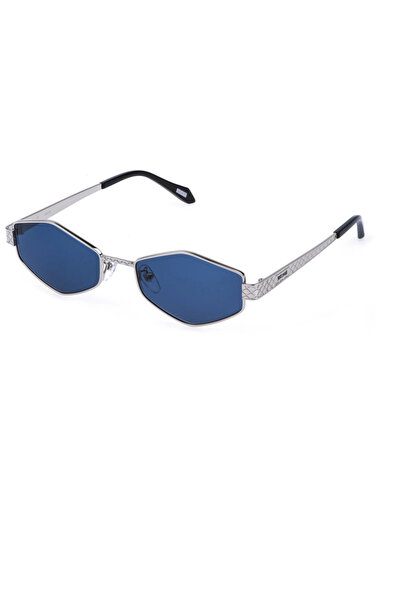 Just Cavalli SJC180 0579 Unisex Güneş Gözlüğü Metal Palladium Mavi Cam