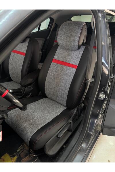 AKINCI غطاء مقعد خلفي لرينو فلوينس قطعتين - غطاء مقعد السيارة