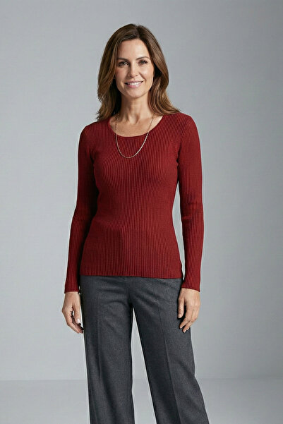 YXL COLLECTION Pulover din tricot moale cu mânecă lungă, cu decolteu rotund, ...