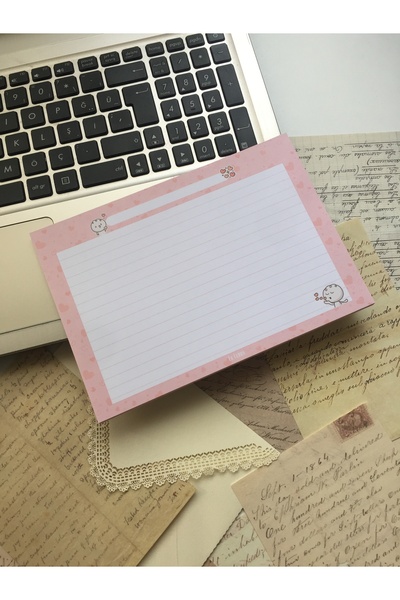LaCerdaDizayn A5 Notepad, Memopad, Not Defteri