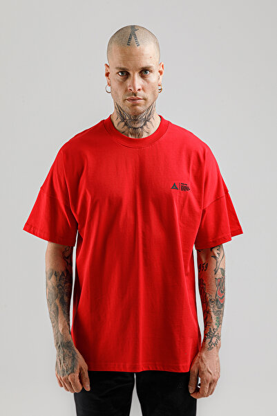Airlife Sportswear Relaxed Fit Men's T-Shirt Red