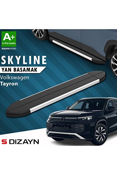 Drs Tuning S-Dizayn VW Tayron 2 Skyline Aluminyum Yan Basamak 193 Cm 2024 Üze...