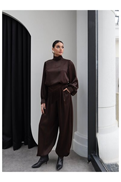 ESRAHELVACI Tassel Belt Shalwar Cut Triple Set