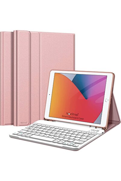 TUROTTO iPad 7/8/9 Nesil 10.2 / Air 3 / Pro 10.5 Bluetooth Klavyeli Kalemlikl...