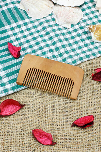 TAŞÇIZADE Natural Bamboo Flat Wooden Comb 9 cm