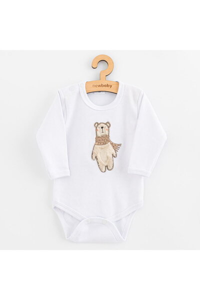 Nicol Body cu mânecă lungă pentru bebeluși, model ursuleț polar, mărimea 86 (...