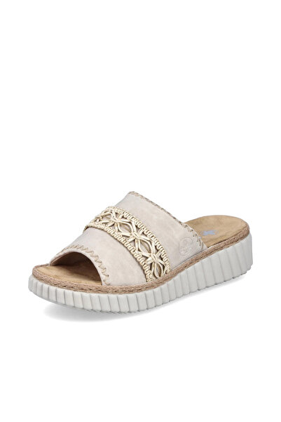 Rieker papuci 69278-60 bej, picior lat