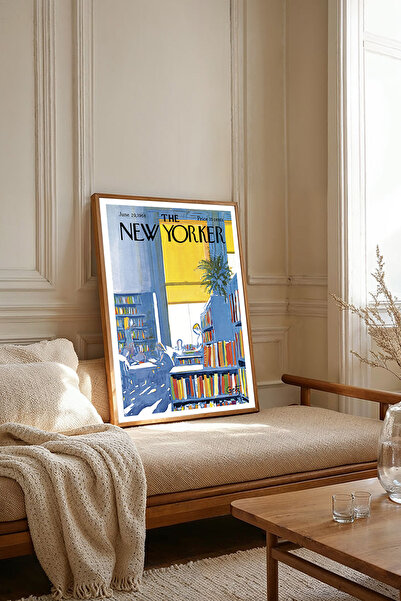 Dekorsiahome Επιτραπέζια εικόνα με ξύλινο πλαίσιο ενός τεμαχίου NewYorker TK2786